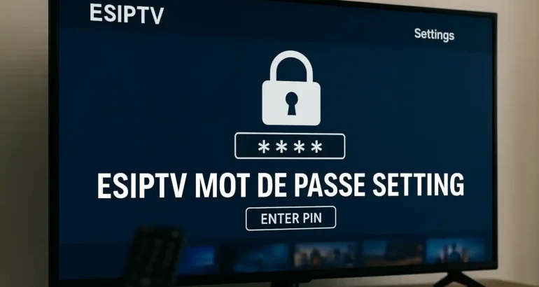 ESIPTV Mot de Passe Setting : Code Par Défaut et Accès aux Paramètres